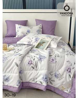 Комплект постельного белья с готовым одеялом “PANDORA”. Ткань: Сатин Наполнитель одеяло: Микрогель & Шелк(возможно замена на похожее)