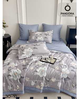 Комплект постельного белья с готовым одеялом “PANDORA”. Ткань: Сатин Наполнитель одеяло: Микрогель & Шелк(возможно замена на похожее)