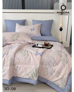 Комплект постельного белья с готовым одеялом “PANDORA”. Ткань: Сатин Наполнитель одеяло: Микрогель & Шелк(возможно замена на похожее)