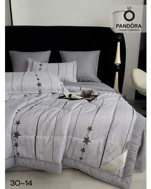 Комплект постельного белья с готовым одеялом “PANDORA”. Ткань: Сатин Наполнитель одеяло: Микрогель & Шелк(возможно замена на похожее)