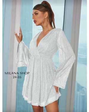 Женское платье Ткань: Пайетками с подкладкой