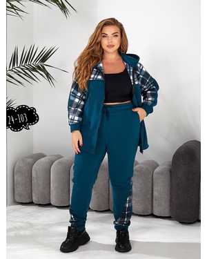 КОСТЮМ В РАЗМЕР ТКАНЬ ФЛИС + КАШМИР