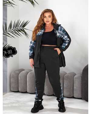 КОСТЮМ В РАЗМЕР ТКАНЬ ФЛИС + КАШМИР