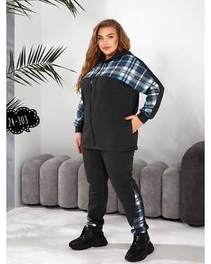 КОСТЮМ В РАЗМЕР ТКАНЬ ФЛИС + КАШМИР