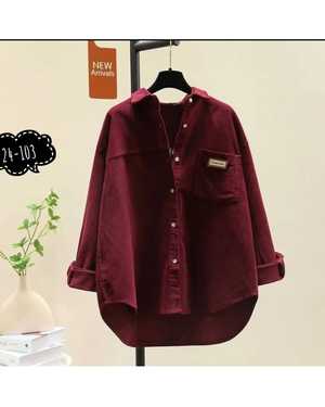 РУБАШКА ТКАНЬ МИКРО ВЕЛЬВЕТ