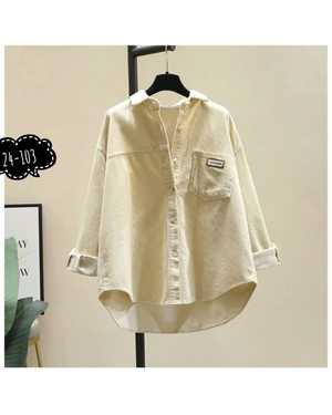 РУБАШКА ТКАНЬ МИКРО ВЕЛЬВЕТ