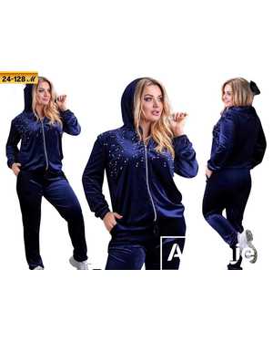 ЖЕНСКИЙ КОСТЮМ ДВОЙКА ТКАНЬ ВЕЛЮР