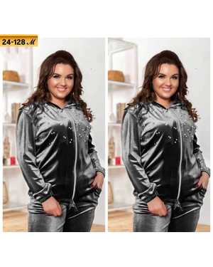 ЖЕНСКИЙ КОСТЮМ ДВОЙКА ТКАНЬ ВЕЛЮР