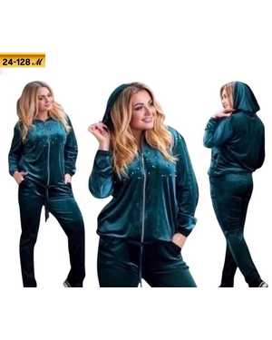 ЖЕНСКИЙ КОСТЮМ ДВОЙКА ТКАНЬ ВЕЛЮР