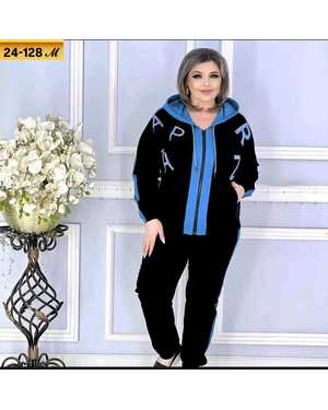 ЖЕНСКИЙ КОСТЮМ ДВОЙКА ТКАНЬ ТРИКОТАЖ