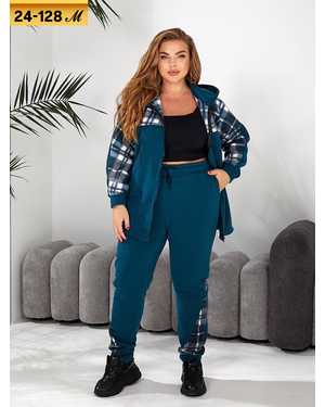 ЖЕНСКИЙ КОСТЮМ ДВОЙКА В РАЗМЕР ТКАНЬ ФЛИС + КАШЕМИР