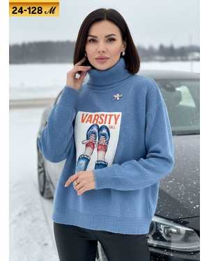 СВИТЕР ТКАНЬ КАШЕМИР ФАБРИЧНЫЙ