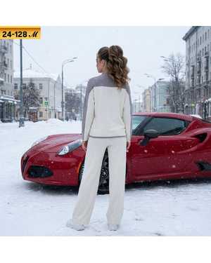 ЖЕНСКИЙ КОСТЮМ ДВОЙКА ТКАНЬ КАШЕМИР