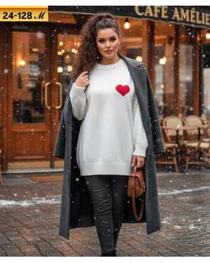 КОФТА ТКАНЬ ШЕРСТЬ 50%, АКРИЛ 50%