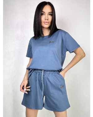 ЖЕНСКИЙ КОСТЮМ ДВОЙКА ТКАНЬ ХЛОПОК