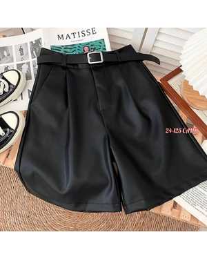 ШОРТЫ ТКАНЬ ЭКО-КОЖА