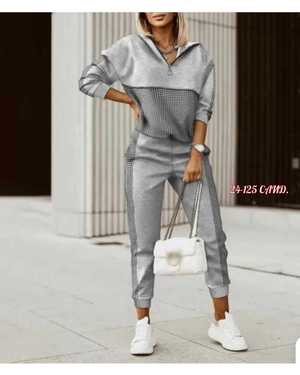 ЖЕНСКИЙ КОСТЮМ ДВОЙКА ТКАНЬ ТРИКОТАЖ