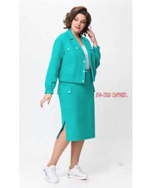 ЖЕНСКИЙ КОСТЮМ ДВОЙКА ТКАНЬ БАРБИ