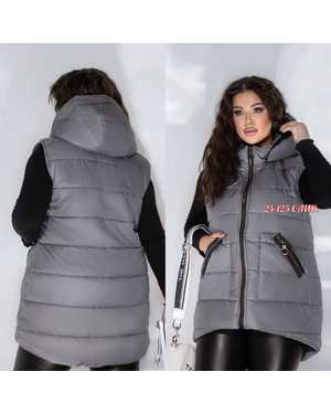 ЖИЛЕТКА ТКАНЬ ТКАНЬ С СИНТЕПОНОМ С ПОДКЛАДКОЙ