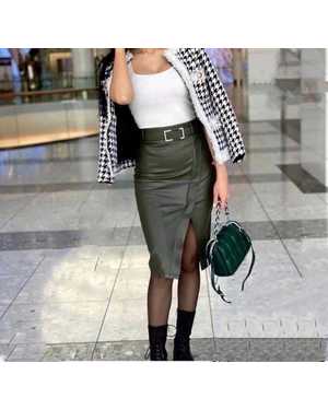 ЮБКА ТКАНЬ ЭКО КОЖА