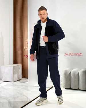 МУЖСКОЙ КОСТЮМ ДВОЙКА ТКАНЬ ДВУХСТОРОННИЕ ФЛИС