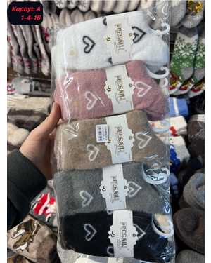 Женские носки Кашемир шерсть. Размер 36-41 В упаковке 10 пар