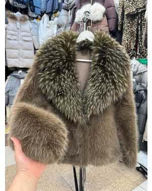 ШУБА В РАЗМЕР ТКАНЬ ФОБРИЧНИЙ