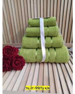 Комплект из четырех полотенец Производитель узбекистан Размер: 70/130- 1 шт, 50/80 - 1 шт, 30/60 - 1 шт, 30/30 - 1 шт