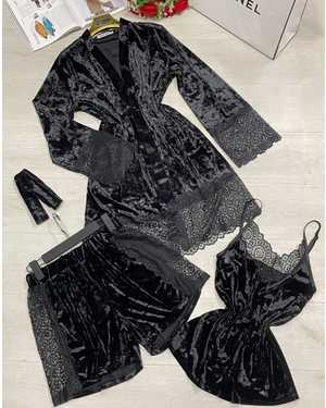 ЖЕНСКИЙ КОСТЮМ ТРОЙКА В РАЗМЕР ТКАНЬ ВЕЛЮР