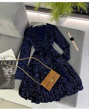 ПЛАТЬЕ В РАЗМЕР ТКАНЬ БАРХАТ+ПАЙЕТКА