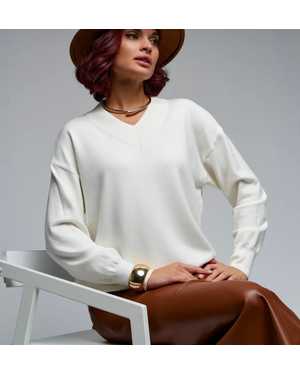 СВИТЕР ТКАНЬ 48% CASHMERE, 29% WOOL, 18% COTTON, 5% ELASTANE