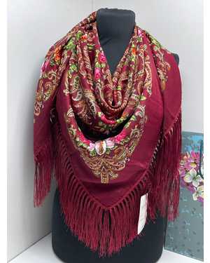 ПЛАТКИ СОСТАВ: 80% ШЕРСТЬ 20% ВИСКОЗА РАЗМЕР: 120X120