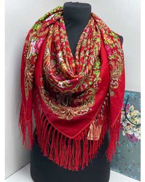 ПЛАТКИ СОСТАВ: 80% ШЕРСТЬ 20% ВИСКОЗА РАЗМЕР: 120X120