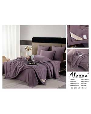 Комплект постельного белья с готовым одеялом. Ткань: бархатный Сатин(возможно замена на похожее)