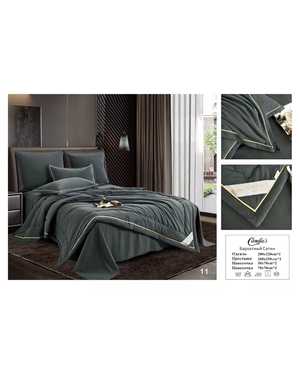 Комплект постельного белья с готовым одеялом. Ткань: бархатный Сатин(возможно замена на похожее)