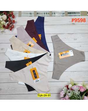 Женские трусики. В упаковке 6шт один размер разные цвета