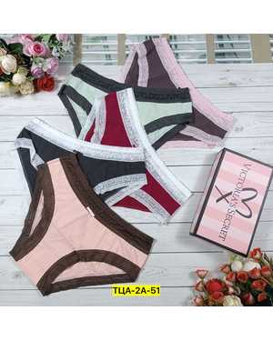 Женские трусики. В упаковке 5шт один размер разные цвета