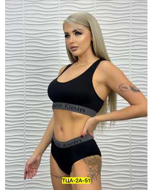 Женский комплект нижнего белья трусы + топик Состав: Полиэстер, эластан