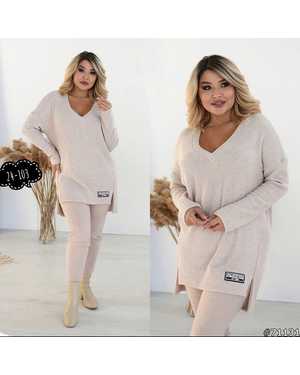 ЖЕНСКИЙ КОСТЮМ ДВОЙКА ТКАНЬ ЛАПША +ДВУХНИТКА