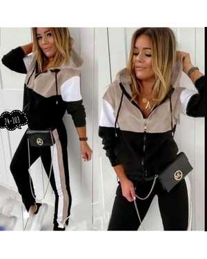 ЖЕНСКИЙ КОСТЮМ ДВОЙКА ТКАНЬ ТРИКОТАЖ