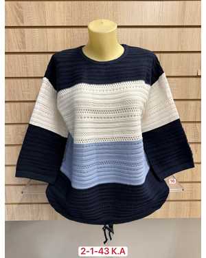 СВИТЕР ТКАНЬ 50% CASHMERE, 28% WOOL, 17% COTTON, 5% ELASTANE