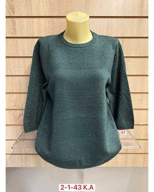 СВИТЕР ТКАНЬ 45% COTTON, 40% CASHMERE, 15% ELASTANE