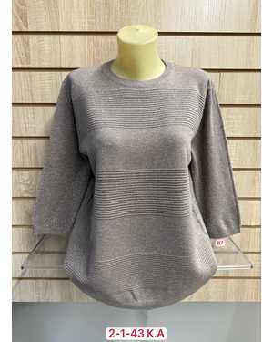 СВИТЕР ТКАНЬ 45% COTTON, 40% CASHMERE, 15% ELASTANE