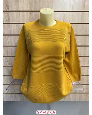 СВИТЕР ТКАНЬ 45% COTTON, 40% CASHMERE, 15% ELASTANE