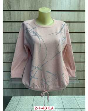 СВИТЕР ТКАНЬ 24% COTTON, 48% CASHMERE, 28% POLYESTER