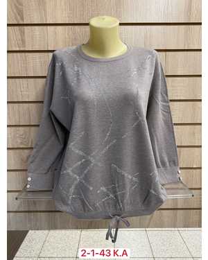 СВИТЕР ТКАНЬ 24% COTTON, 48% CASHMERE, 28% POLYESTER