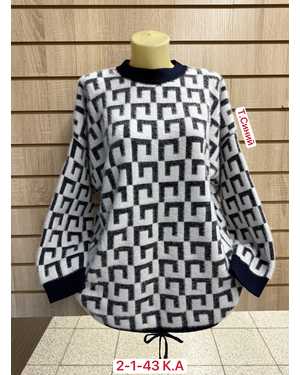 СВИТЕР ТКАНЬ 45% COTTON, 35% CASHMERE, 10% ANGORA, 10% ELASTANE