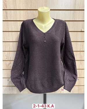 СВИТЕР ТКАНЬ ХЛОПОК, КАШЕМИР, ЭЛАСТАН