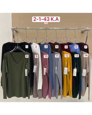 СВИТЕР ТКАНЬ 45% COTTON, 40% CASHMERE, 15% ELASTANE