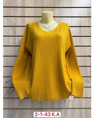 СВИТЕР ТКАНЬ 45% COTTON, 40% CASHMERE, 15% ELASTANE